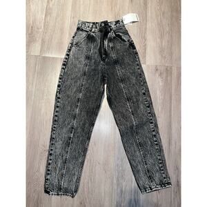 Snidel - Black Washed / High-Waist / Boyfriend Jeans/ 0 /NWT